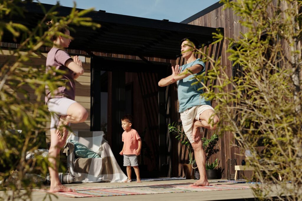 Outdoor Family Yoga